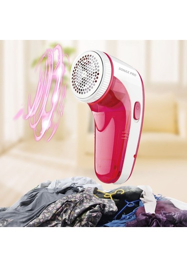 Sones Sonax Pro Sn-9955 Giysi Tüy Temizleyici Saç Yumağı Budayıcı Kırmızı