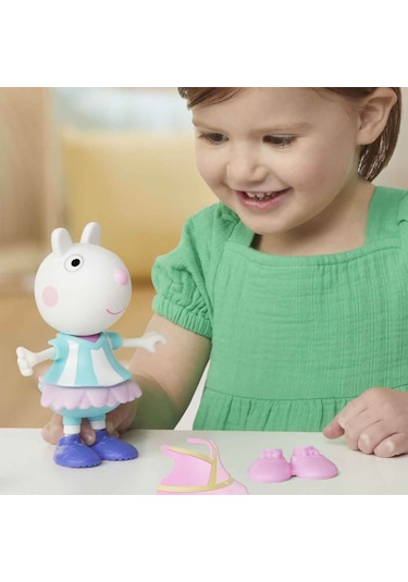 Peppa Pig Ve Ailesi Kıyafetli Figür Seti Rebecca Rabbit Peppa Pig