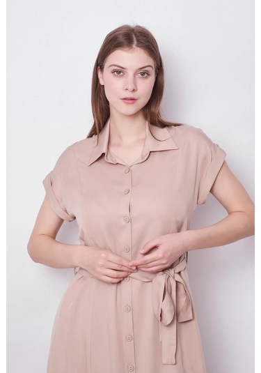 %100 Iyocell Akıcı Şık Kumaş Yakalı Düşük Omuzlu Duble Kollu Bağcıklı Midi Boy Diz Altı Elbise-taş Taş %100 Iyocell Akıcı Şık Kumaş Yakalı Düşük Omuzlu Duble Kollu Bağcıklı Midi Boy Diz Altı Elbise-taş Taş