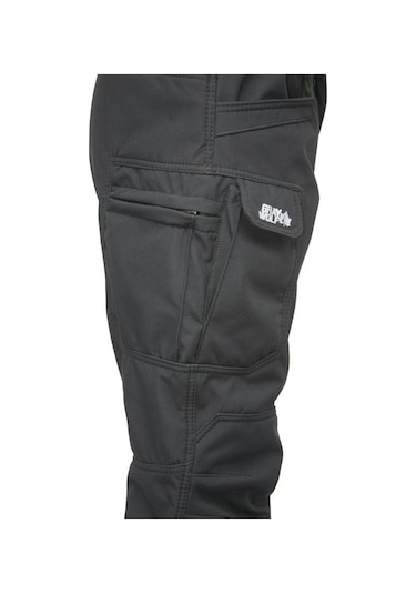 Gray Wolf Erkek Siyah Softshell Taktikal Pantolon Soft