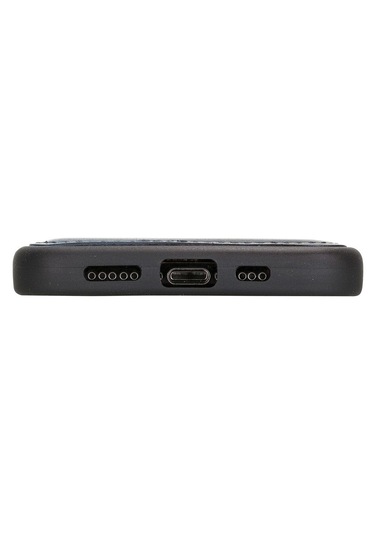 Bouletta Apple Uyumlu iPhone 12 Pro Deri Arka Kapak Brn4Ef Mavi (541846438)
