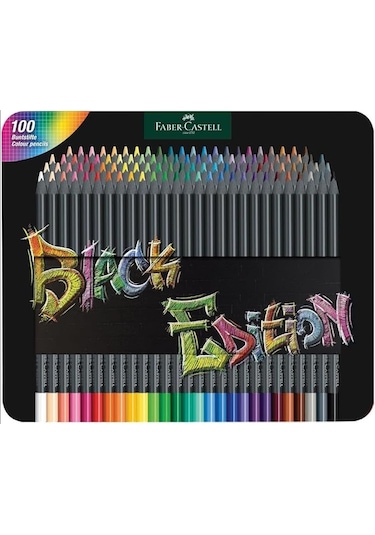 Faber-castell Black Edition Boya Kalemi 100 Renk Çok Renkli