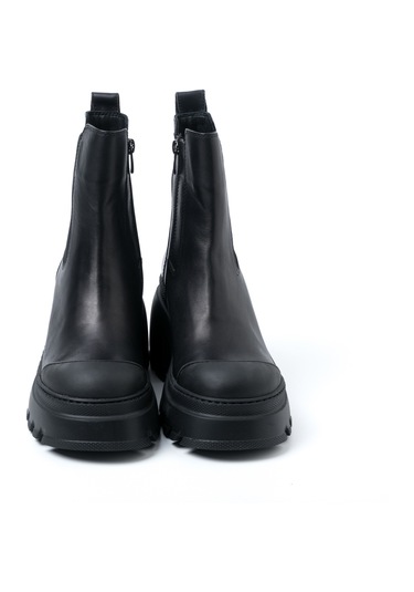 Sıyah Bot Kadın Tu-5132 101-b John May Siyah Null Siyah