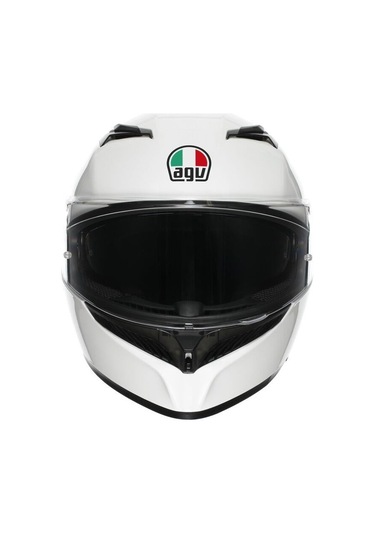 Agv K3 MPLK Mono  Beyaz Motosiklet Kaskı