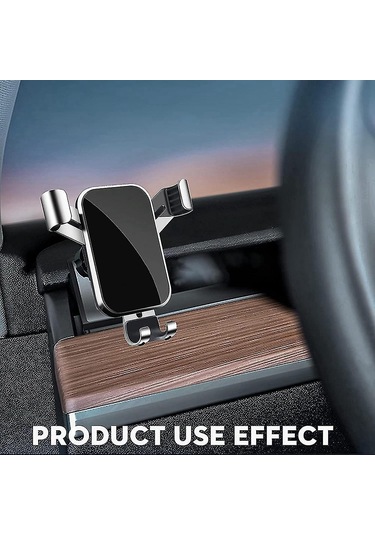Mufunye Tesla Model 3 Y İçin 360 Derece Dönebilen Akıllı Telefon Tutucu - Güvenli Ve Pratik Araç Aksesuarı