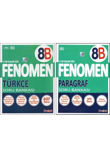 Fenomen 8. Sınıf 8b Türkçe+paragraf 2 Kitap