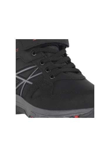 Slazenger NESKE Çocuk Cırt Cırtlı Siyah / Kırmızı Bot
