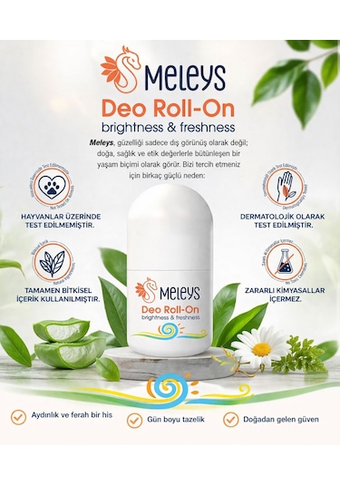Meleys Ter ve Koku Önleyici Roll-On Deodorant 50 ML