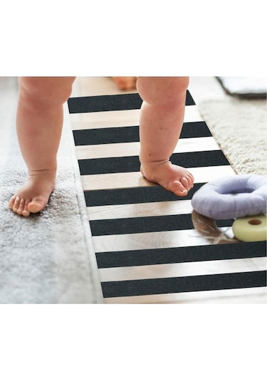 5 Metre Merdiven Zemin Kaydırmaz Bant Yapışkanlı 5 Cm X 5 Metre Kaymaz Bant Siyah