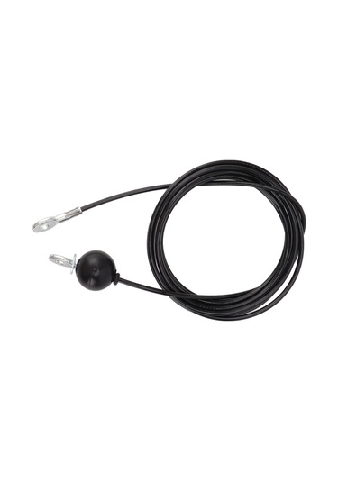 Konesam Ev Ve Spor Salonu İçin Kuvvetli Çelik Tel, Boyu Ayarlanabilir, Gelişmiş Kas Antrenmanı İçin Siyah Fitness Makine Kablosu 4 Metre