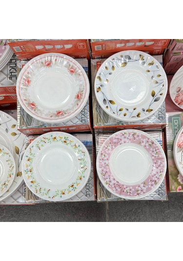 Konak Züccaciye Opal 6lı Yemek Tabağı 6 No