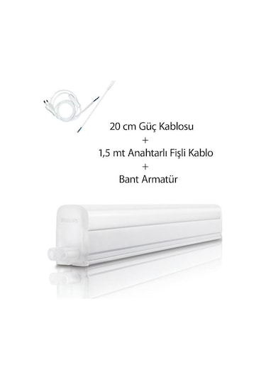 Philips 7W 58.4 Cm Doalp Altı Anahtarlı Led Armatür Günışığı Beyaz