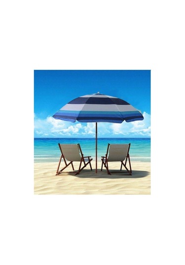 Plaj Balkon Şemsiyesi 180 Cm Çapında