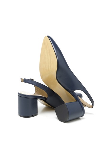 Sandalet Kadın Rc-4008 Deriden Lacivert Lacivert