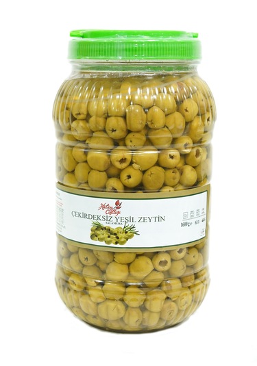 Hatay Çiftliği Çekirdeksiz Yeşil Zeytin 1600gr