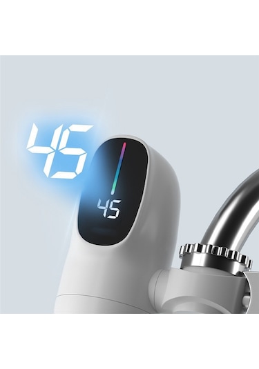 Xurunkeji 3000w Anında Elektrikli Sıcak Su Isıtıcı Musluk Dijital Ekran Isıtma Musluğu Banyo Musluğu Abd Fişi İçin Su Isıtıcısı Beyaz Xurunkeji 3000w Anında Elektrikli Sıcak Su Isıtıcı Musluk Dijital Ekran Isıtma Musluğu Banyo Musluğu Abd Fişi İçin Su Isıtıcısı Beyaz