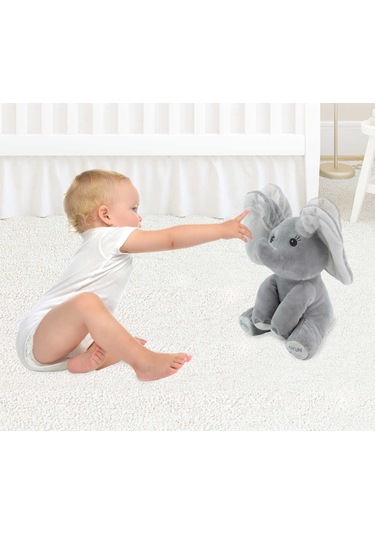 Babycim Cee Ee Oyuncu Fil Jumbo Eğitici Peluş Fil Sesli Hareketli