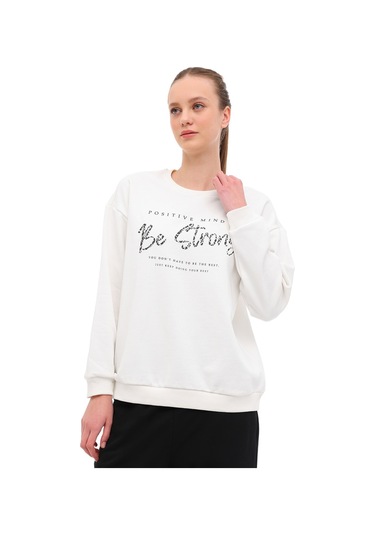 Kinetix Wl 16beata 5pr Ekru Kadın Sweatshirt 000000000102035326 Bej