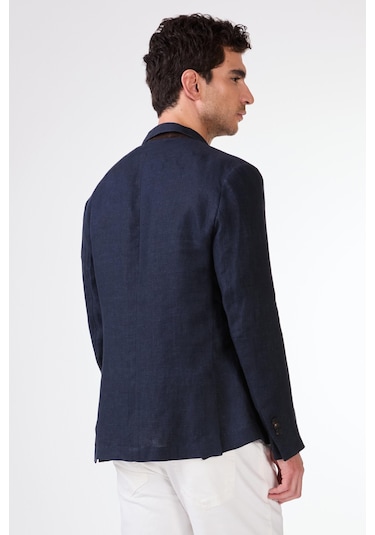 Lacivert Erkek Ceket - Slim Fit Lacivert