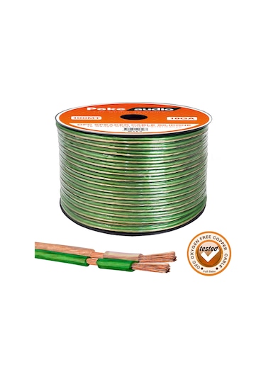 18ga Ofc Bakır Seslendirme Kablo Silikon 100mt Poke Pk-1407