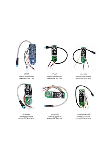 Konesam Elektrikli Scooter M365/1s/pro/pro2/mı-3 İçin Bluetooth Ekranlı Kontrol Paneli - Pro2 4 Tel Almanya Standartı