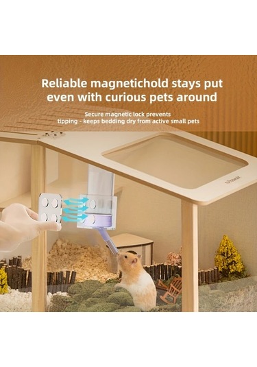 Willowhaven Manyetik Akrilik Otomatik Küçük Evcil Hayvan Suluk Tutucu - Kaymaz Tasarım