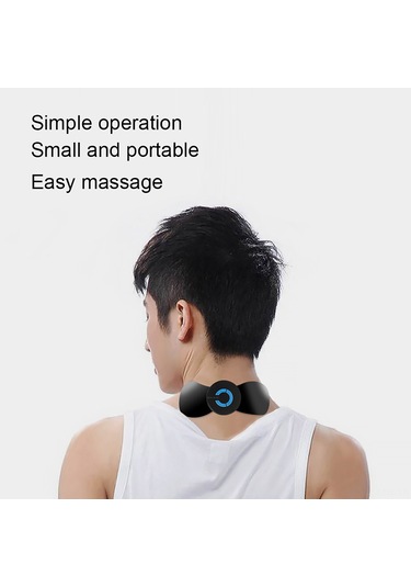 Moveevo Kollektif Bölgeler İçin Ems Mikro Akım Masaj Aleti, 6 Mod Ve 10 Seviye, Usb Şarjlı, Taşınabilir Boyut Omuz, Boyun, Bel, Bacak Diğer