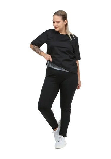 Pastimore Termal Sauna Badi Tayt Takım Siyah