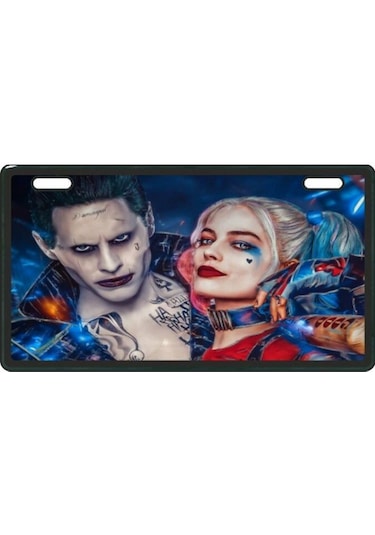 Joker & Harley Quinn E-bike Plakalık