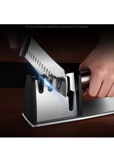 Wondernest Mutfak Çok Fonksiyonlu Bıçak Bileyici, Pratik Ve Etkili Bıçak Keskinleştirici