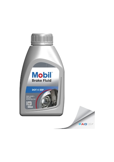 Mobil Brake Fluid ESP DOT 4 Fren Hidroliği - 500 ml. (4 Adet)