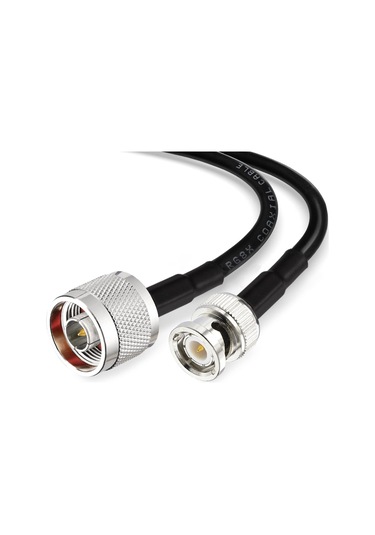 Sones 0,5 M N Erkek - Bnc Erkek Rg8x Rf Koaksiyel Kablo
