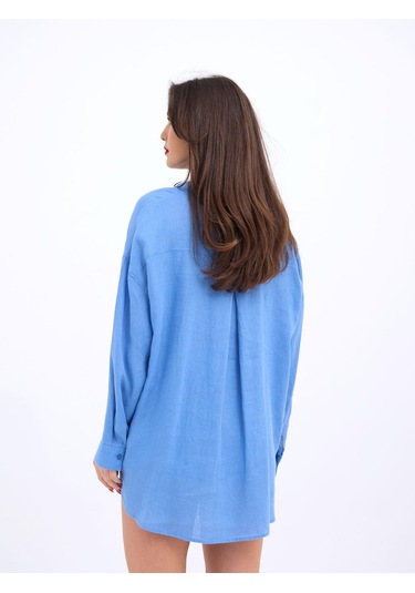 6758 Gömlek-mavi Mavi