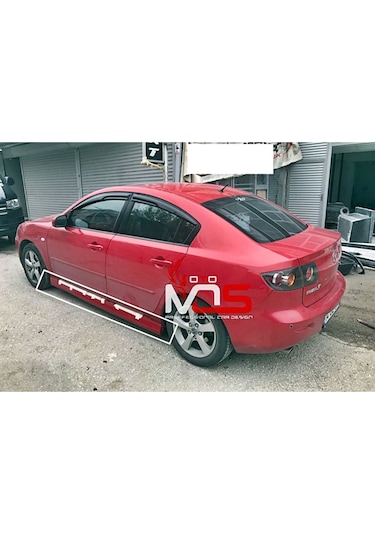 Mazda 3 Marşpiyel Takımı Fiberglass Boyasız