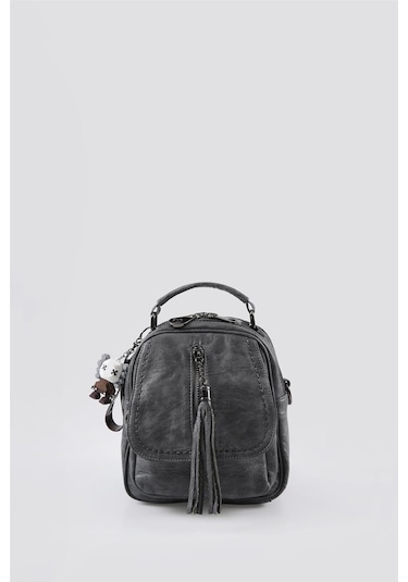 Ççs 17544 Kadın Omuz Ve Sırt Çantası Gri