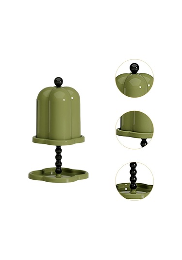 Homyl Tepsili Mendil Kutusu Kağıt Dağıtıcısı Ev Yeşil