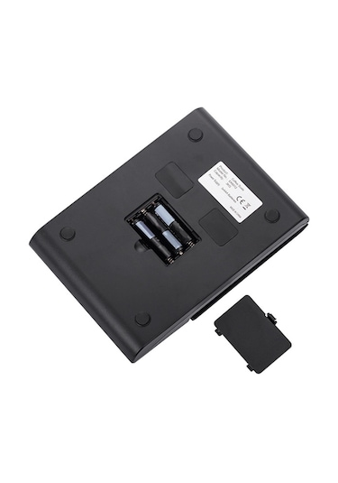 Homyl Mutfak Cafe Için Dijital Terazisi Denge Ağırlık Ölçeği Siyah