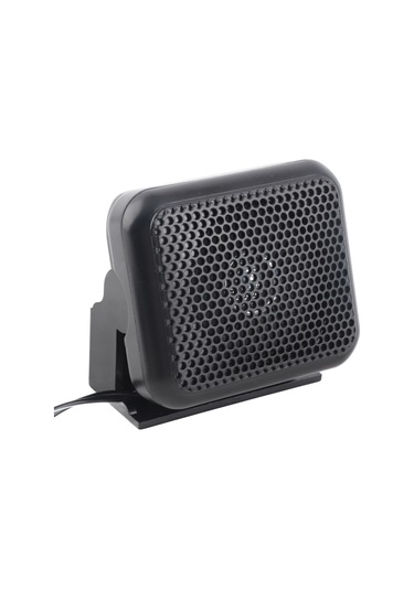 Lemestar 3w Kablolu Dış Hoparlör - Mini Kompakt, Stereo Ses, Araç Radyoları İçin Kenwood, Yaesu, Icom - 4m Kablolu, Siyah