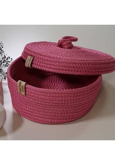 Zengin Design Home Zengin Supla Ekmek Sepeti Pembe