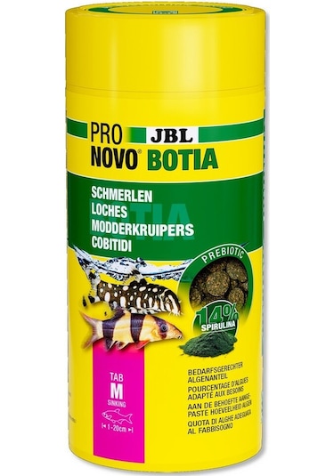 Jbl Pro Novo Botia Tab M 100ml 58gr. Novo Fect