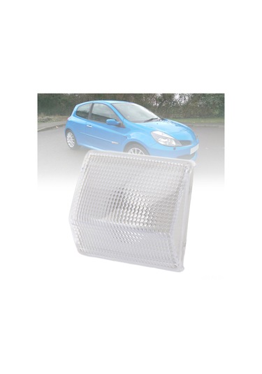 Reedark Clıo Mk3 2005-2012 Sol/sağ Yan İşaret Lambası Kapağı, 8200343322 Oe Numara, Abs+metal, Görünürlüğü Artırır, Dayanıklı Far Yok