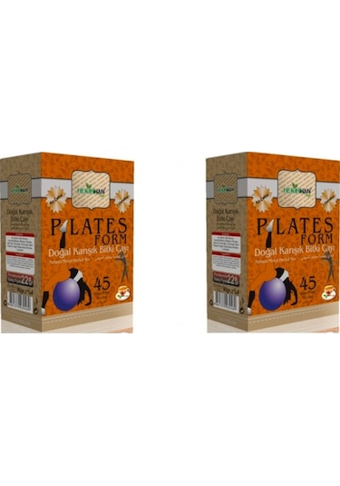 Hekimhan Bitkisel Pilates Form Doğal Karışık Bitki Süzen Poşet Çay 2'li 45 x 2 G