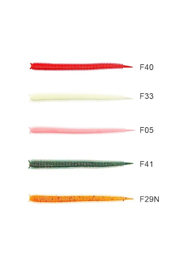 Lucky John Lugworm 6.5Cm 24 Adet Lrf Silikonu