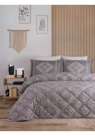 Pierre Cardin Uyku Seti Çift Kişilik Valeria Gri