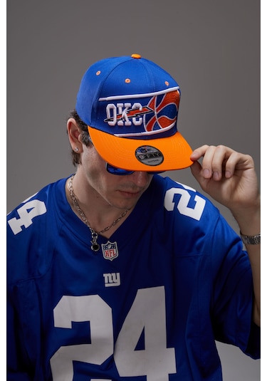 Berellini Oklahoma City Hip-hop Şapka Özel Kolleksiyon Saks - Turuncu