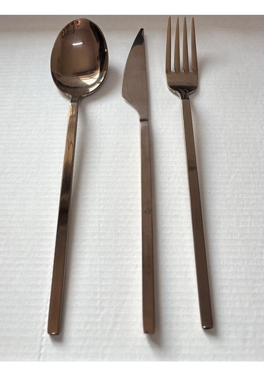 Arsel Venüs Titanyum Rose 84 Parça Kutulu Çatal Bıçak Takımı 4 Mm Rose