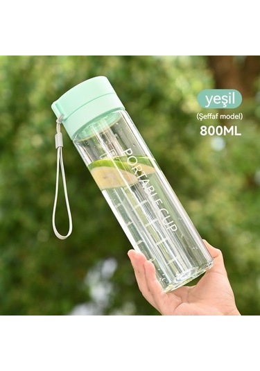 Papatya Plastik Bardak Taşınabilir Düşme Önleyici Tatlı Su Bardağı 0gıx5d Yeşil