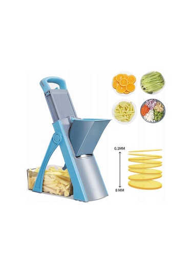 Mutfak İçin Sebze Doğrayıcı, Çıkarılabilir Bıçaklı Çok Fonksiyonlu Sebze Doğrayıcı, Yüksek Verimli Manuel Paslanmaz Çelik Bıçak Diğer