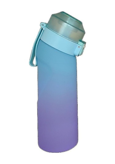 Aroma Kapsüllü Aromalı Su Şişesi Hava Su Şişesi Buzlu Siyah 650ml Hava Başlangıç Seti Kamp Sporları İçin Su Bardağı-tfrf Çok Renkli