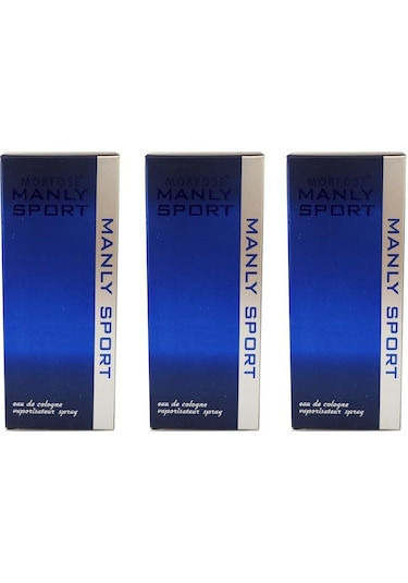 Manly Sport Erkek Parfüm EDC 125 ML x 3